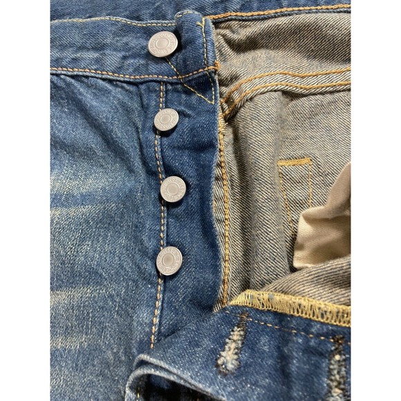 Levi's Men's 501 XX Straight Leg Button Fly 36x30 Dirty Wash Denim Jeans - Picture 10 of 11